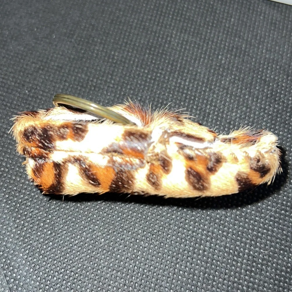 Rare NIB MINNETONKA Mini Moc Key Rings Leopard three boxes